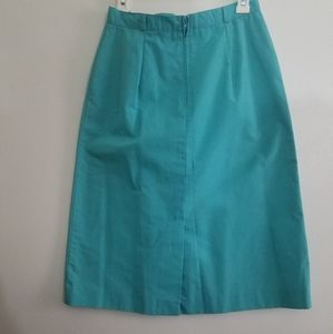 Vintage Knee Length Double Split Skirt